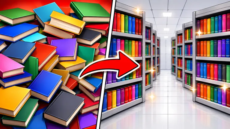 Clean The Library official gameplay screenshot
