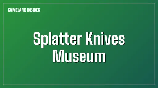 Splatter Knives Museum cover art